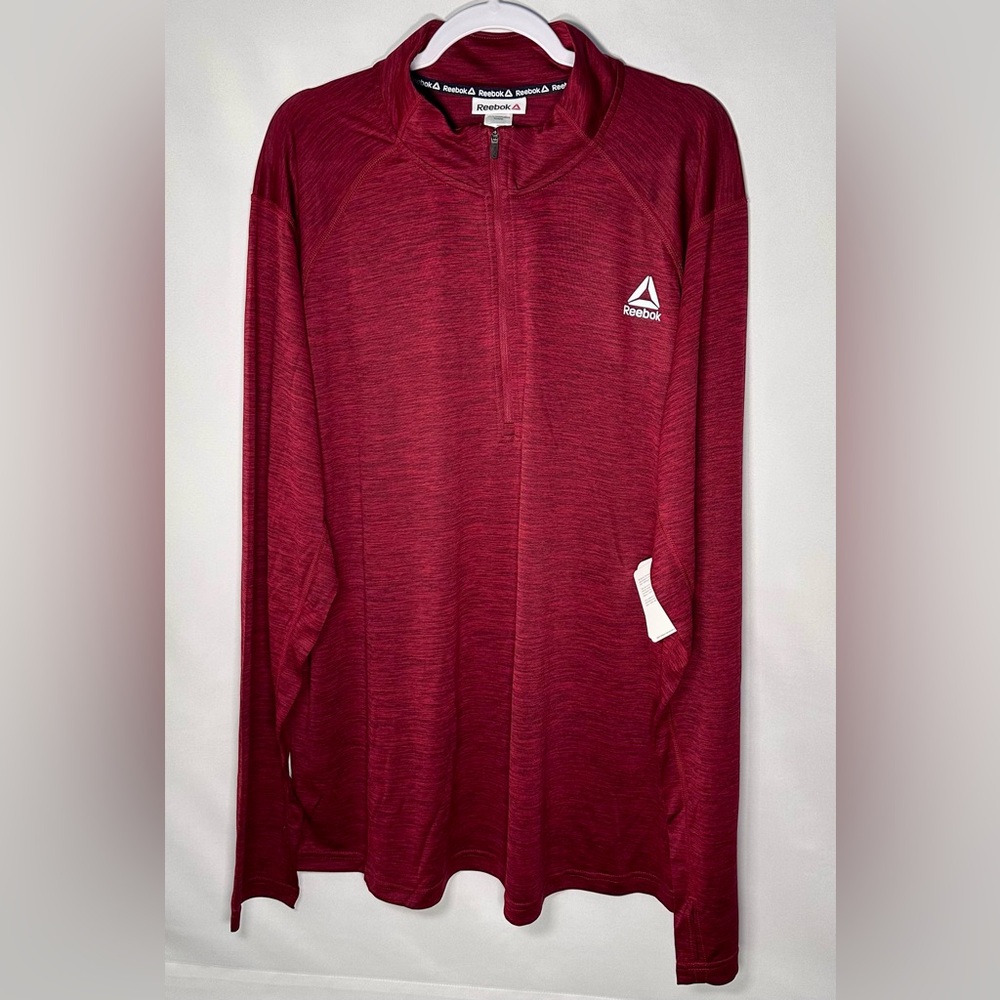 Reebok Men’s Trail Quarter-Zip Active Pullover Sweatshirt Size 3XL